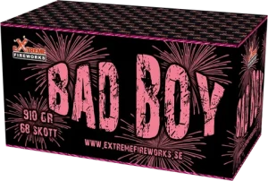 Bad Boy fyrverkeritårta